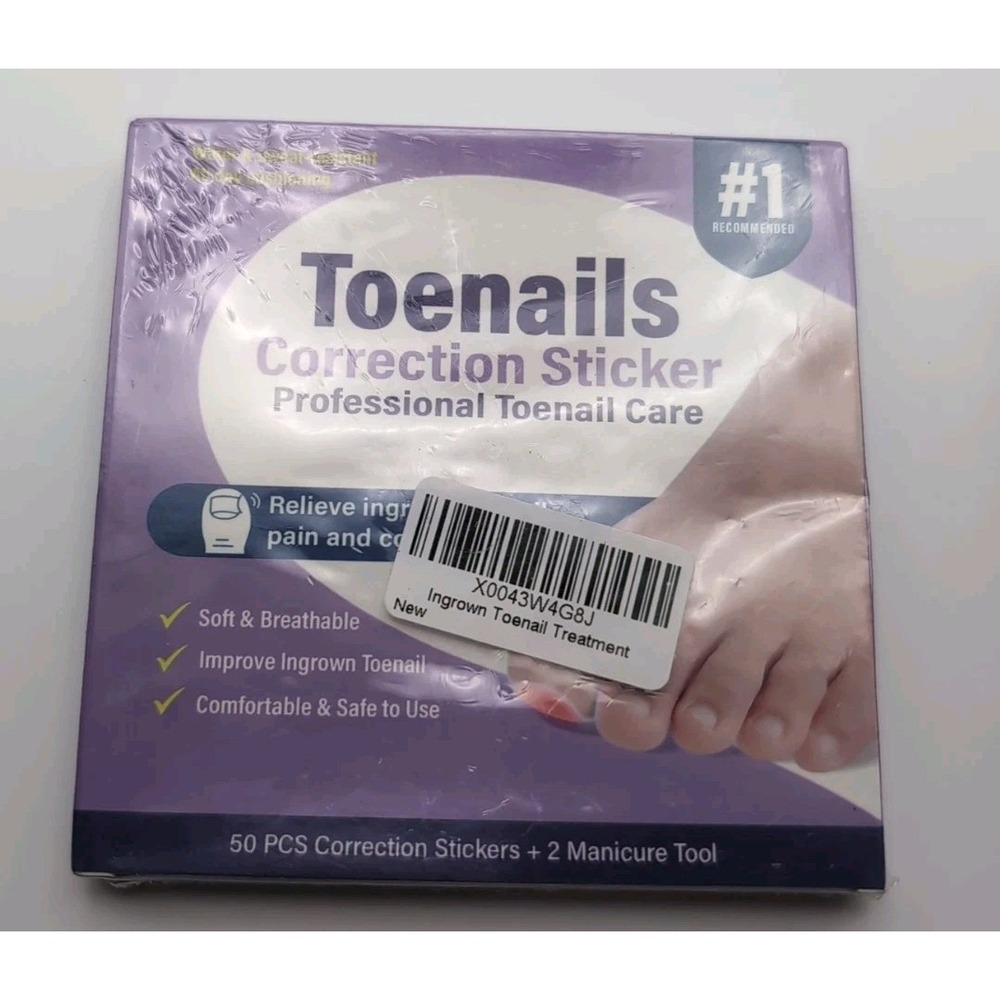 50Pcs Ingrown‎ Toenails Patch Sticker Relief Pain Paronychia Cure Pedicure Tool
